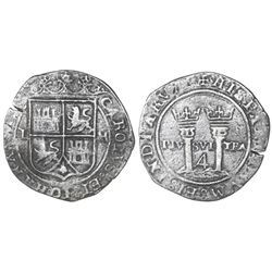 Mexico City, Mexico, 4 reales, Charles-Joanna, "Late Series," assayer L to left, mintmark M to right