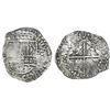 Image 1 : Potosi, Bolivia, cob 8 reales, 1619T, quadrants of cross transposed, Grade 1.