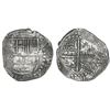 Image 1 : Potosi, Bolivia, cob 8 reales, Philip III, assayer not visible, Grade-1 quality but no Grade on cert
