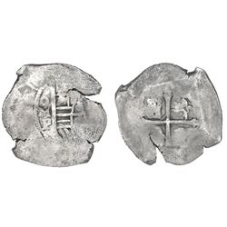 Mexico City, Mexico, cob 8 reales, Philip IV, assayer P.