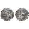 Image 1 : Potosi, Bolivia, cob 8 reales, Philip IV, assayer P/T (ca. 1628).