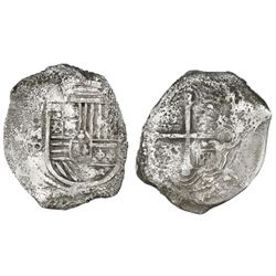 Mexico City, Mexico, cob 8 reales, Philip IV, assayer P.