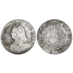 France (Dijon mint), ecu, Louis XV, 1730-P.