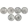 Image 1 : Set of three USA (New Orleans mint) half dollar seated Liberty, 1860-O (United States issue), 1861-O