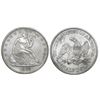 Image 1 : USA (Philadelphia mint), half dollar seated Liberty, 1862, encapsulated NGC SS Republic Shipwreck Ef