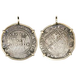 Mexico City, Mexico, 2 reales, Charles-Joanna, "Late Series," assayer L to right, mintmark M to left