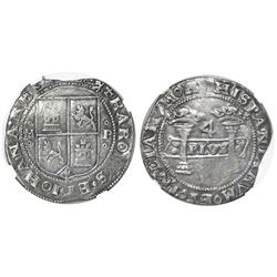 Mexico City, Mexico, 4 reales, Charles-Joanna, "Early Series," assayer P to right, mintmark oMo to l