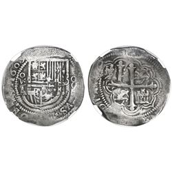 Mexico City, Mexico, cob 8 reales, 1609A, NGC VF 25.