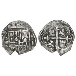 Mexico City, Mexico, cob 1 real, (16)18/7D/F, very rare.