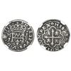 Image 1 : Mexico City, Mexico, cob 1/2 real Royal, 1719J, rare, NGC VF details / holed, ex-Rudman (stated on l