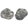 Image 1 : Lima, Peru, cob 2 reales, 1659V, "Star of Lima" type (Series 1A), mintmark LIMA, V to left, 2 to rig