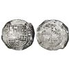 Image 1 : Potosi, Bolivia, cob 8 reales, Philip II, assayer B (5th period), borders of x's.