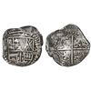 Image 1 : Potosi, Bolivia, cob 8 reales, Philip III, assayer M (pre-dated type).