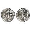 Image 1 : Potosi, Bolivia, cob 2 reales, 1727Y, (Louis I).