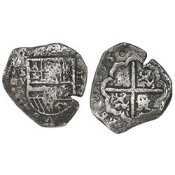 Seville, Spain, cob 4 reales, 1615V.