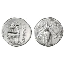 Phoenicia, Arados, AR drachm, 172/1-111/0 BC, dated CY 91 (169/8 BC), "bee."