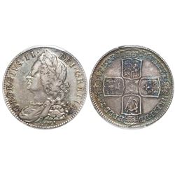 Great Britain (London, England), half crown, George II, 1746, with LIMA below bust, PCGS VF35.