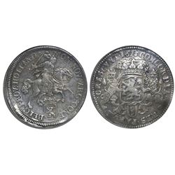 Holland, United Netherlands, "rider" double ducatoon, 1673, rare, NGC XF 45 (extra-thick slab).