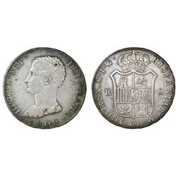 Madrid, Spain, 8 reales, Joseph Napoleon, 1809IG.
