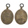 Image 1 : Argentina, oval brass military medal, 1839, Battle of Pago Largo, rare.