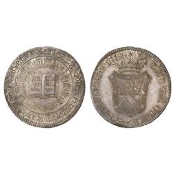 Guatemala, 2R-sized silver proclamation medal, 1812, Spanish Constitution, NGC MS 62, ex-Dana Robert