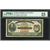 Image 1 : Bogota, Colombia, Republica de Colombia, 10 pesos oro, 20-7-1915, series C, serial 058665, PMG VF 25