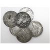 Image 1 : Lot of six Spanish colonial bust 8 reales of Ferdinand VII, various mints and dates (where visible).