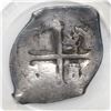 Image 2 : Mexico City, Mexico, cob 4 reales, Philip IV, assayer P (ca. 1650), NGC VG 10.