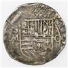 Image 1 : Mexico City, Mexico, cob 1 real, Philip II, assayer O to right, mintmark oM to left.