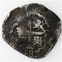 Lima, Peru, cob 8 reales, 1688R.