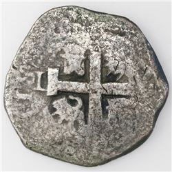 Lima, Peru, cob 8 reales, 1738N.