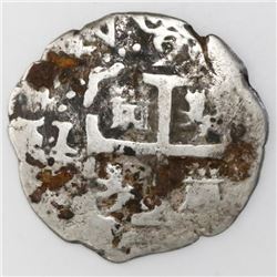 Lima, Peru, cob 2 reales, 1716M.