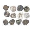 Image 1 : Large lot of 23 Lima, Peru, cob 1/2R, various periods (Charles II through Ferdinand VI), dates parti