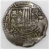 Image 1 : Potosi, Bolivia, cob 4 reales, Philip II, assayer B (3rd period).