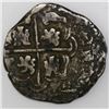 Image 2 : Potosi, Bolivia, cob 2 reales, Philip IV, assayer TR (ca. 1640), upper half of shield transposed (ra