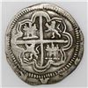 Image 2 : Potosi, Bolivia, cob 1 real, Philip II, assayer B (3rd period).