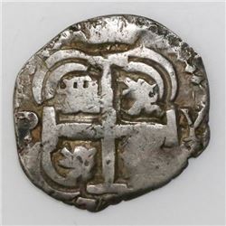 Potosi, Bolivia, cob 2 reales, 1727Y, (Louis I).