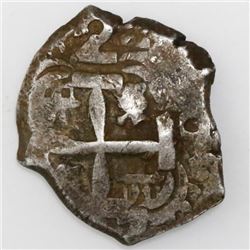 Potosi, Bolivia, cob 2 reales, 1757q.