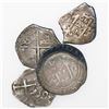 Image 1 : Lot of four Spanish / Spanish colonial cob 1R, various mints and periods: Mexico Charles-Joanna M-L;