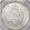Image 1 : Potosi, Bolivia, 1 boliviano, 1871ER, nine stars, PCGS MS63.