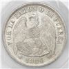 Image 1 : Santiago, Chile, 1 peso, 1884, ANACS AU 50.