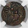 Image 1 : Cartagena, Colombia, copper 1/2 real, 1812, NGC AU 50 BN, ex-Dana Roberts (stated on label).