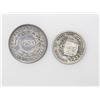 Image 2 : Lot of two Costa Rica counterstamped issues from 1923: 1 colon (Type IX) on a 50 centimos 1902CY; an