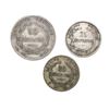 Image 2 : Lot of twelve Costa Rican minors: 50c 1885GW (no CB); 25c 1887GW (GW to right), 1889-HEATON BIRMM an
