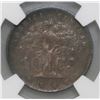 Image 2 : Costa Rica, 10 centavos, 1865GW, NGC XF 40.