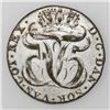 Image 2 : Danish West Indies, contemporary (circulating) counterfeit in silvered bronze of a 12 skilling of 17