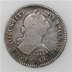 Guatemala, bust 1 real, Charles III, 1781P, ex-Richard Stuart.