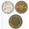 Image 1 : Lot of three large medals commemorating Thatcher Ferry Bridge in Panama (1962), Panama