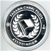 Image 2 : Panama, large silver medal, 1914-2014, 100th anniversary of the Panama Canal Pilots Association.