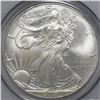Image 1 : USA (Philadelphia mint), $1 silver eagle, 2001, PCGS Gem UNC / 9-11-01 WTC Ground Zero Recovery.